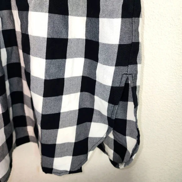 Lauren Ralph Lauren Buffalo Check Belted Twill Long Sleeve Midi Shirt Dress Sz 2 - Picture 5 of 8